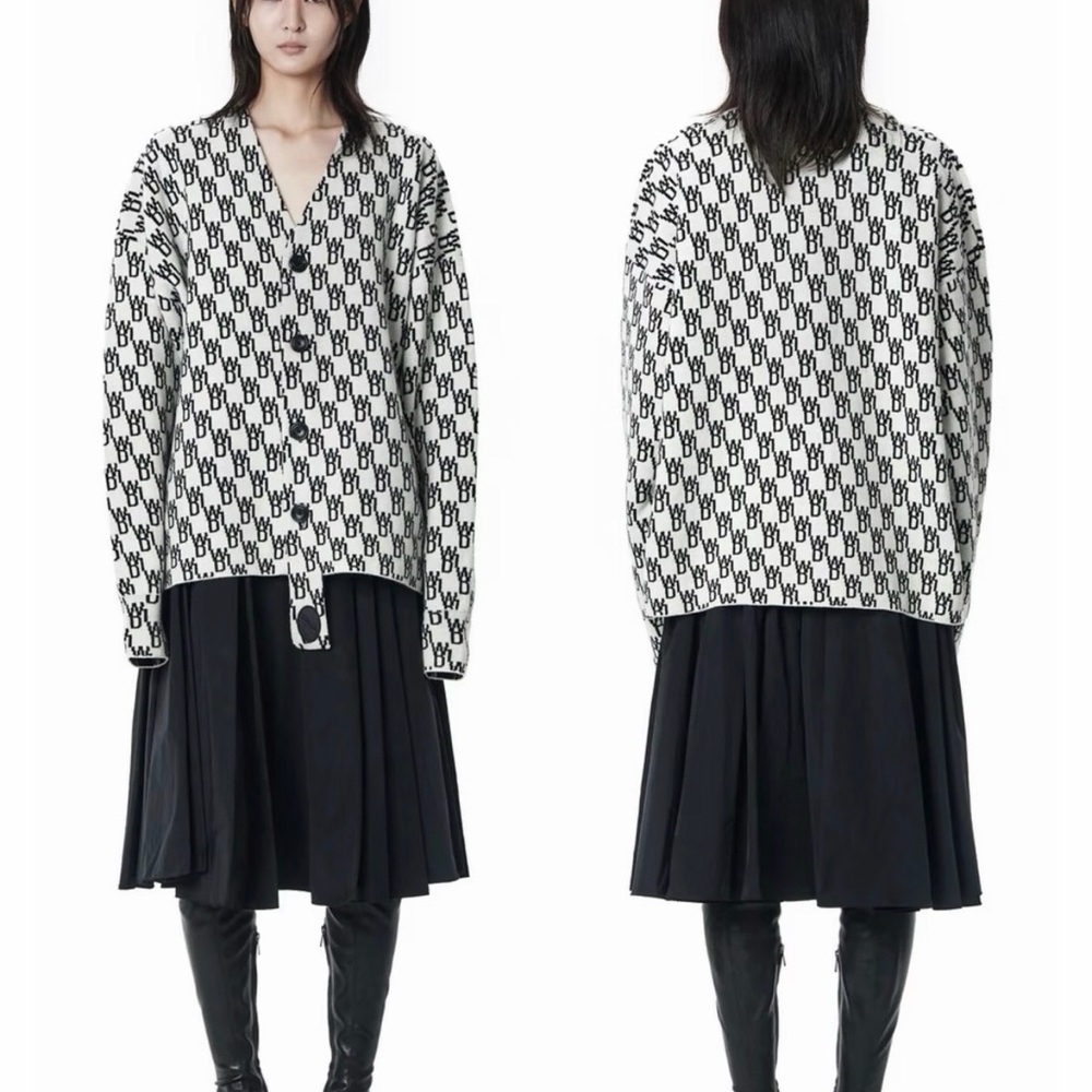 we11done cashmere wool cardigan L size